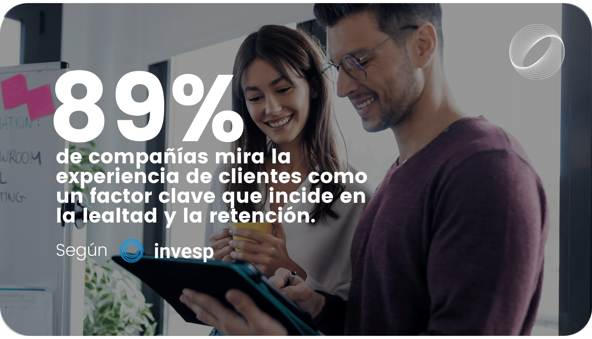 89% de compañías mira la experiencia de clientes como un factor clave que incide en la lealtad y la retención