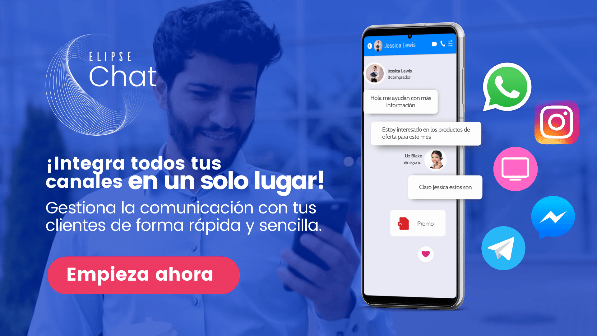 Elipse Chat - Integra tus canales