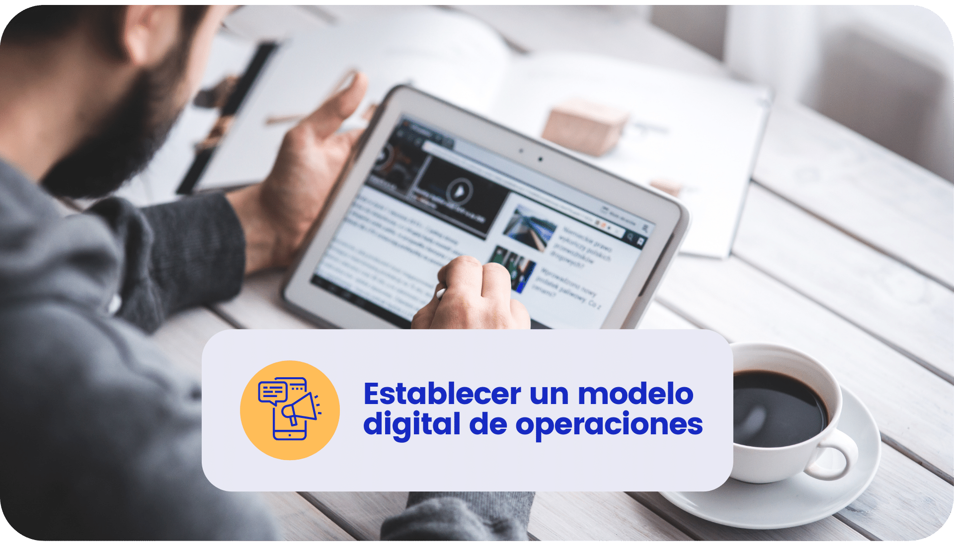 Establecer un modelo digital de operaciones